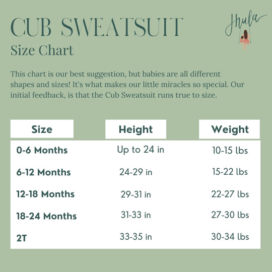 The Cub Sweatsuit - Two Piece Matching Set